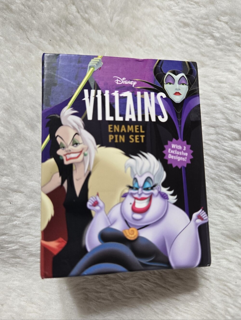 Disney Villains Enamel Pin Set New In Box RP Minis